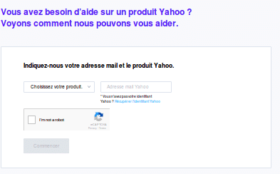 assistance clientele yahoo