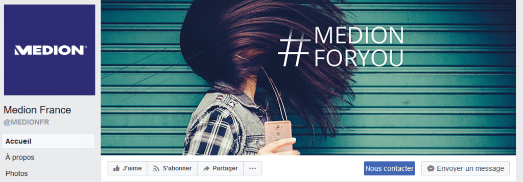 page facebook medion