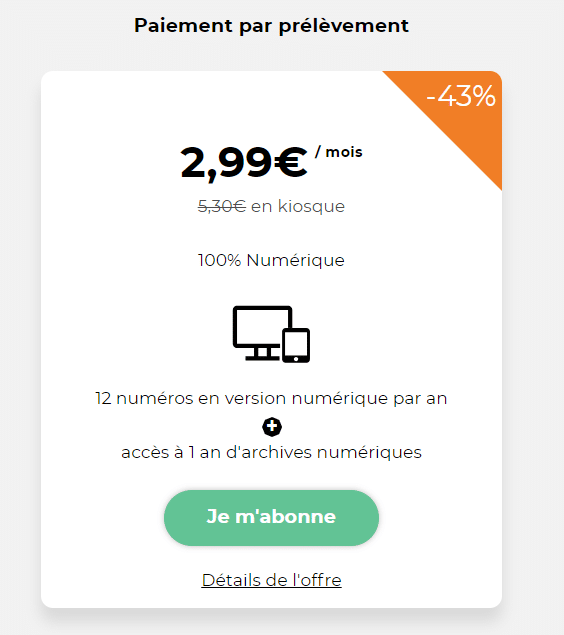 Abonnement Merci pour l'Info