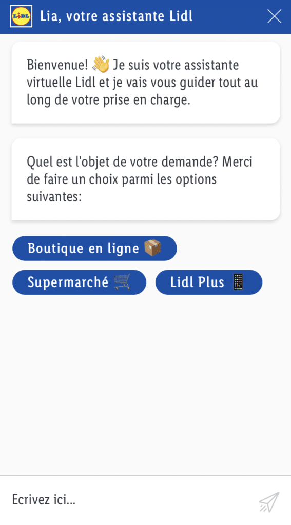 chat en ligne lidl