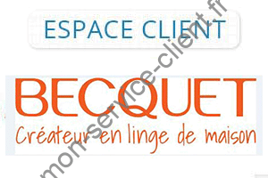 Becquet Mon Espace Client, Suivi Commande sur www.Becquet.fr