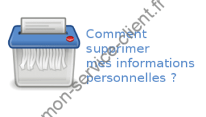 Suppression d'informations personnelles